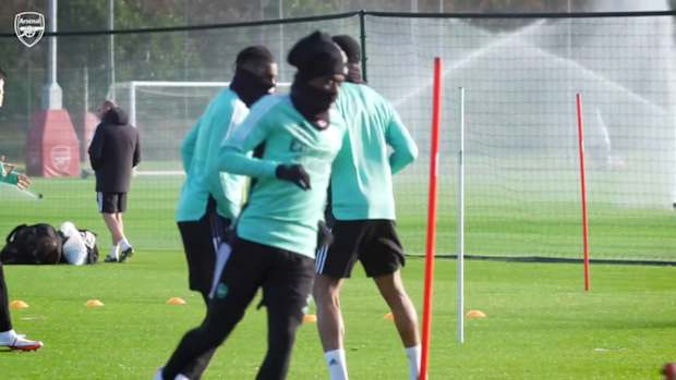 Behind the scenes: Arsenal prepare for Southampton